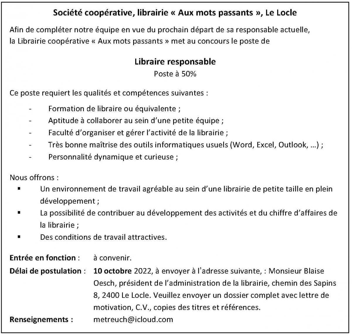 Annonce-Offre-demploi-pour-ArcInfo-du-23-et-30.09.22